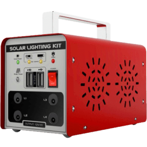 SL1007 (Sistema de Iluminación Solar con panel de 10W y Batería de 7AH)