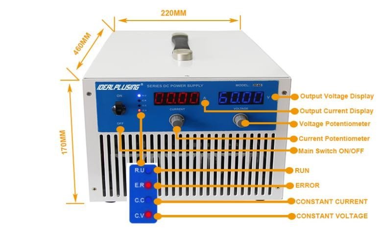HIM-ATDY15020 (Fuente de poder regulable de 0-150V / 0-20A Max.) - Imagen 2
