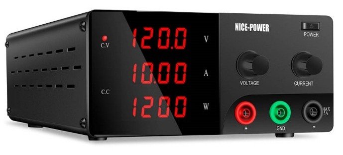 R-SPS12010 (Fuente de poder regulable de 0-120V / 0-10A Max.)